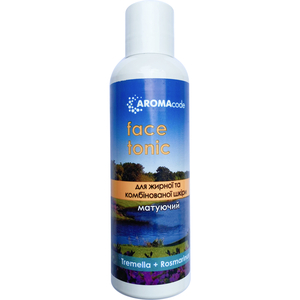 Тонік для обличчя AROMACODE (Аромакод) матуючий для жирної та комбінованої шкіри 150 мл